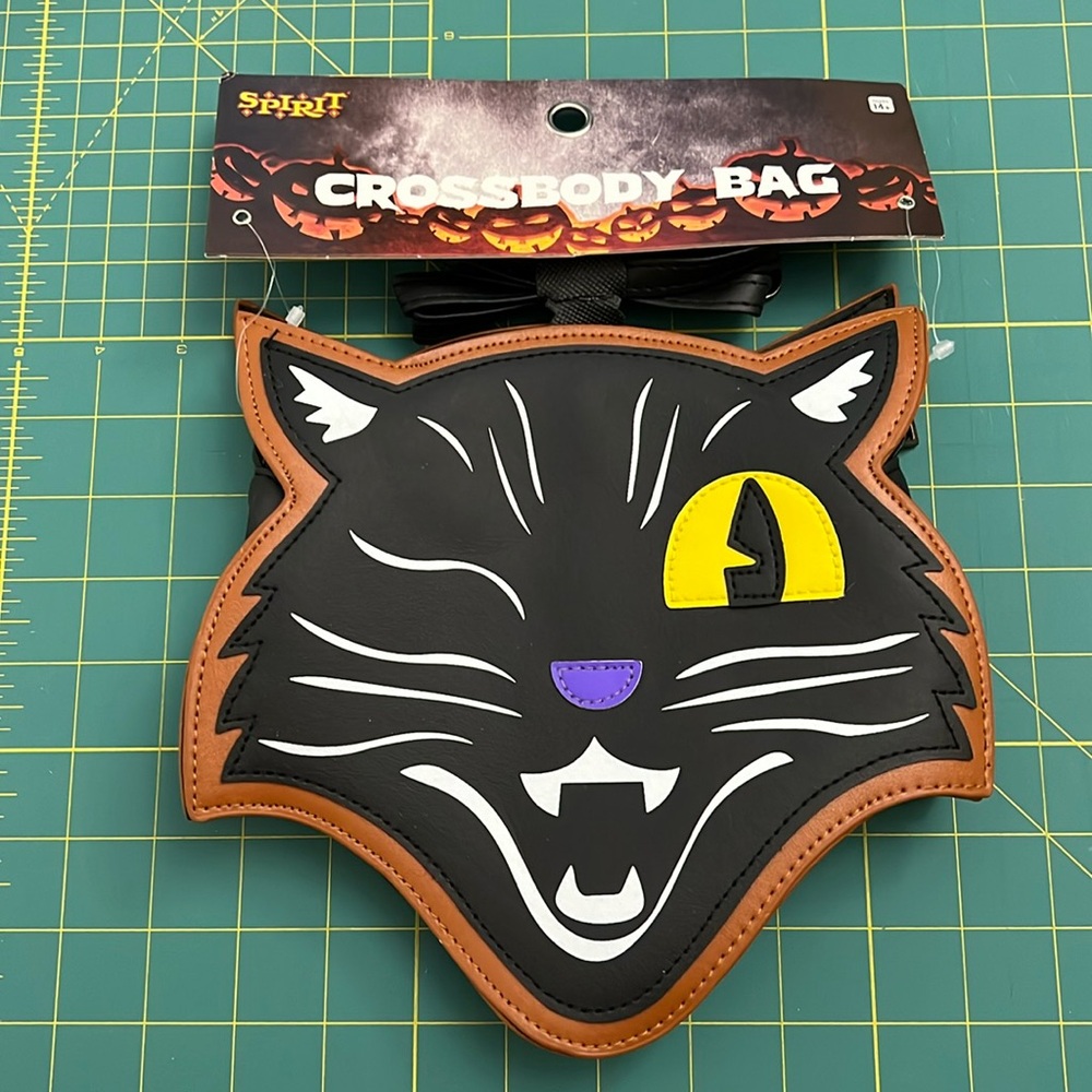 Spirit Halloween Cat Crossbody Bag NWT